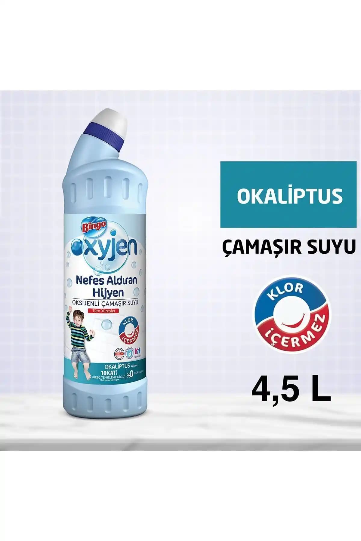 Bingo Oksijen Çamaşır Suyu 750 ml Ekonomik ve Çevre Dostu Temizlik Çözümü