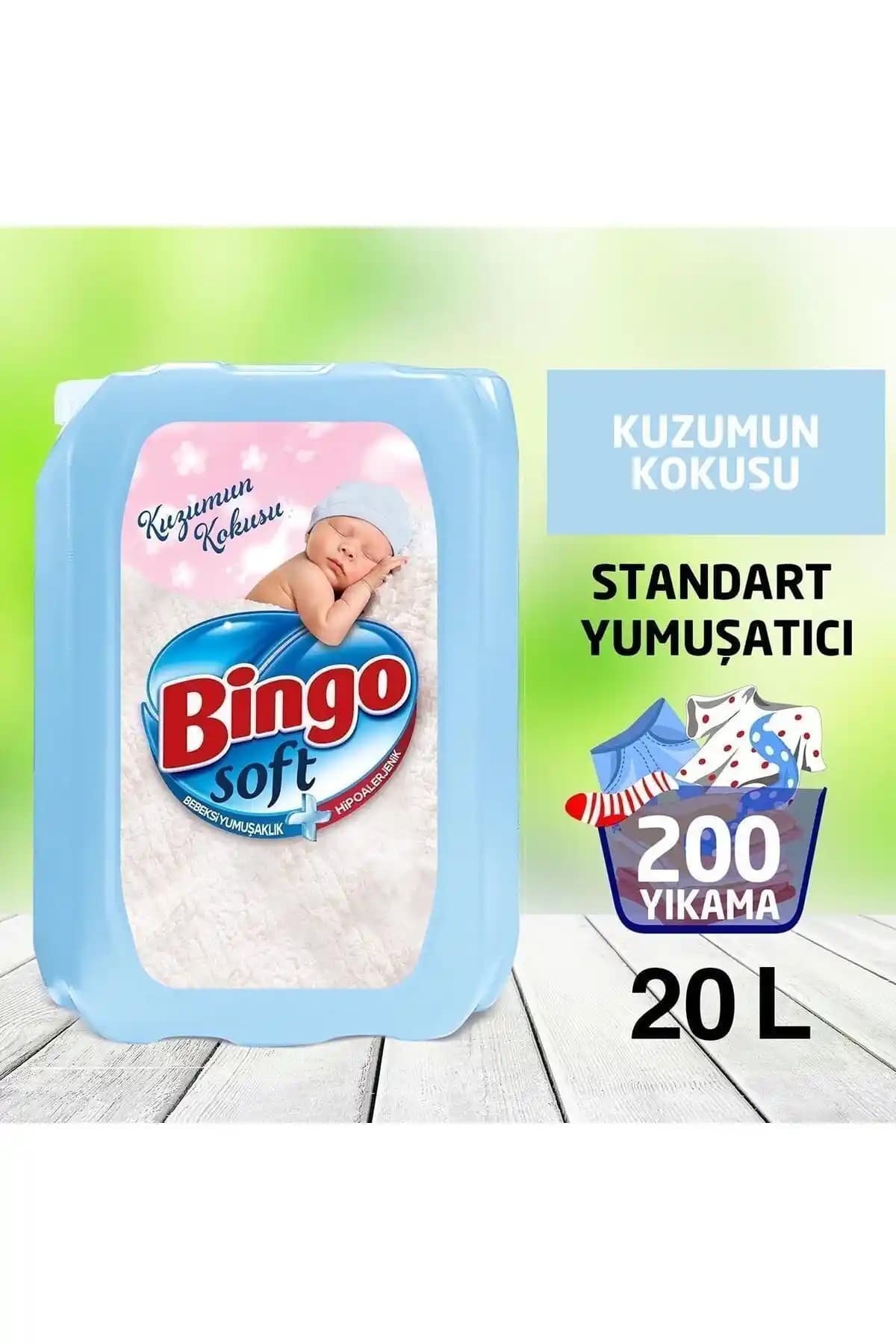 Bingo Soft Kuzumun Kokusu Çamaşır Yumuşatıcısı 20 Litre Ekonomik Paket Ürün İncelemesi