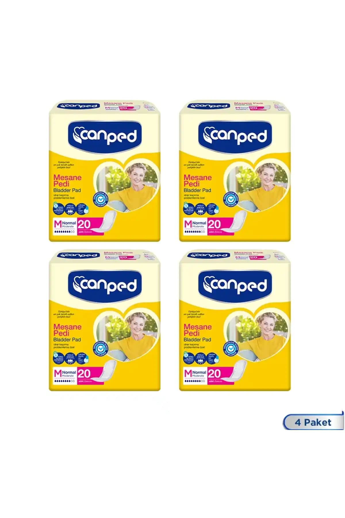 Canped Mesane Pedi Normal Beden 80 Li: Yüksek Emicilik ve Konfor Sunan Medikal Ürün