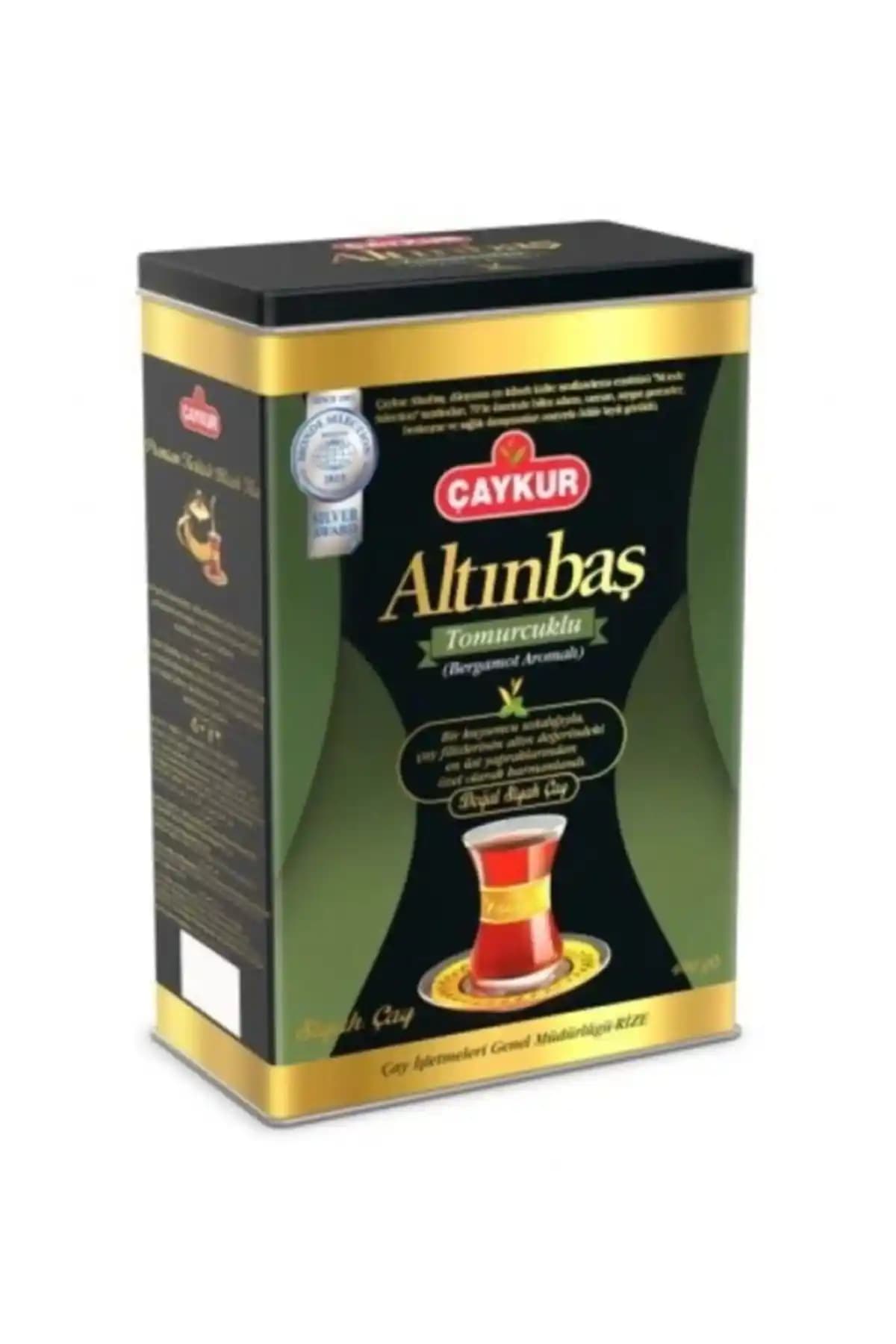 Çaykur Altınbaş Bergamot Aromalı Çay Teneke Kutu 400g Türkiye Menşeli