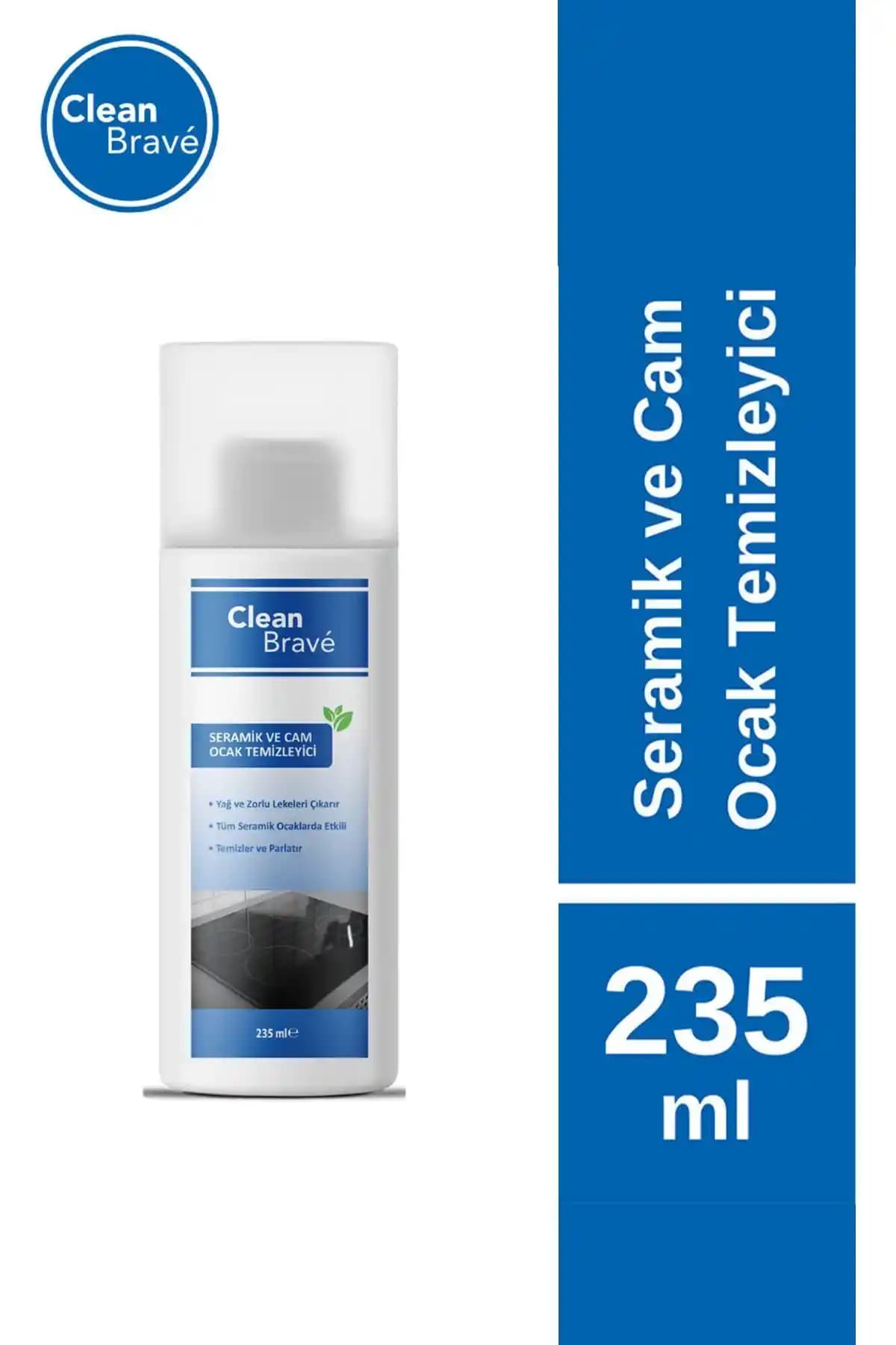 CleanBrave Seramik ve Cam Ocak Yüzey Temizleyici: Güvenli ve Etkili Mutfak Temizlik Çözümü