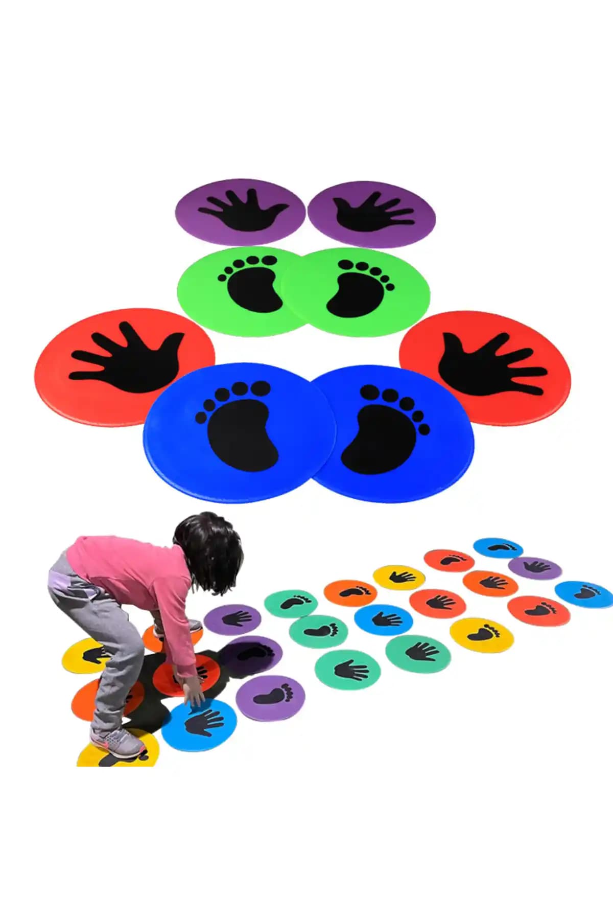 Çocukların Duyusal ve Motor Becerilerini Geliştiren Renkli Keçe Basamak Oyuncakları