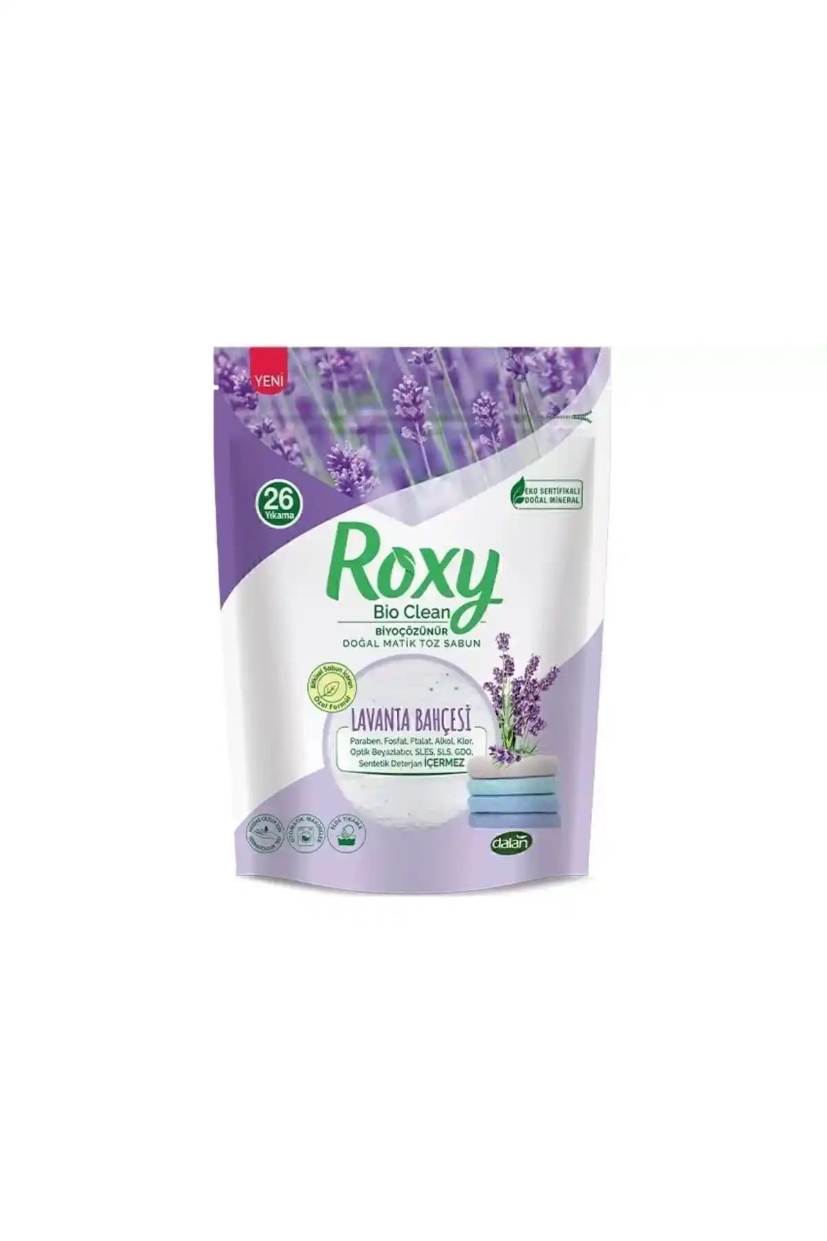 Dalan Roxy Bio Clean Doğal Matik Toz Sabun Lavanta Bahçesi 800 gr - Hassas ve Doğal Temizlik Çözümü