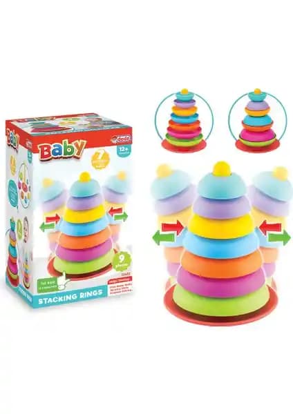 Dede Sallanan Halkalar: Çocuklar İçin Eğlenceli ve Geliştirici Renkli Oyuncaklar