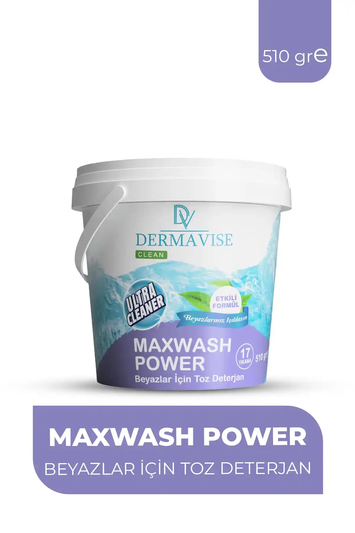 Dermavise Maxwash Power Beyazlar İçin Toz Deterjan: Yüksek Performanslı Çamaşır Temizliği