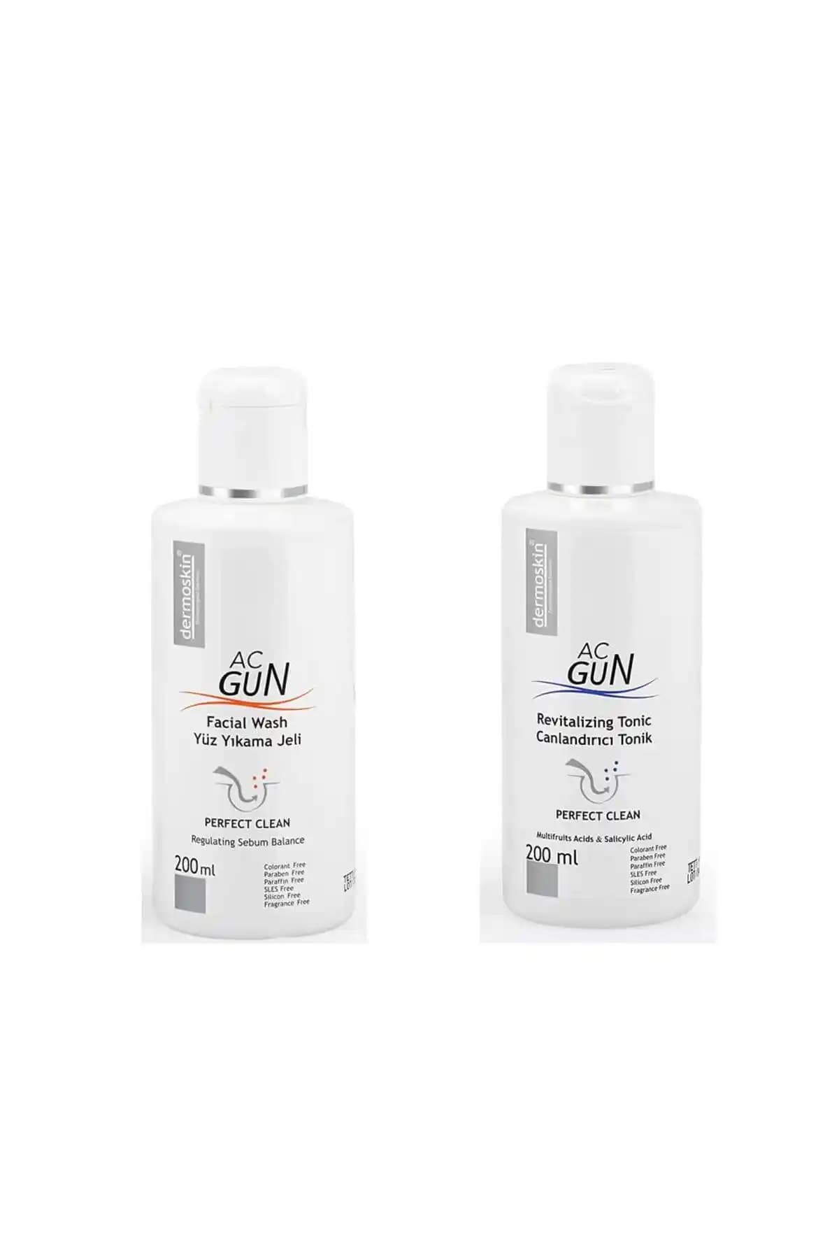 Dermoskin AcGun Serisi: Yağlı ve Sivilceye Yatkın Ciltler İçin Derinlemesine Temizlik Ürünleri