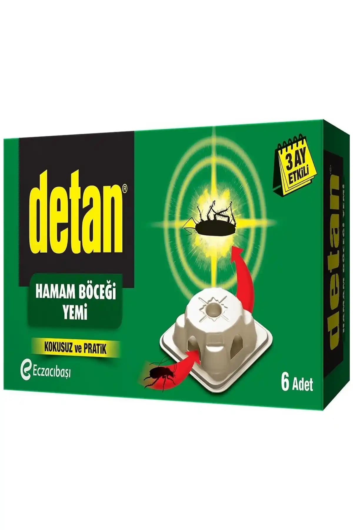 Detan Hamam Böceği Yemi 6 Adet: Güvenli ve Etkili Haşere Kontrolü İçin Pratik Çözüm