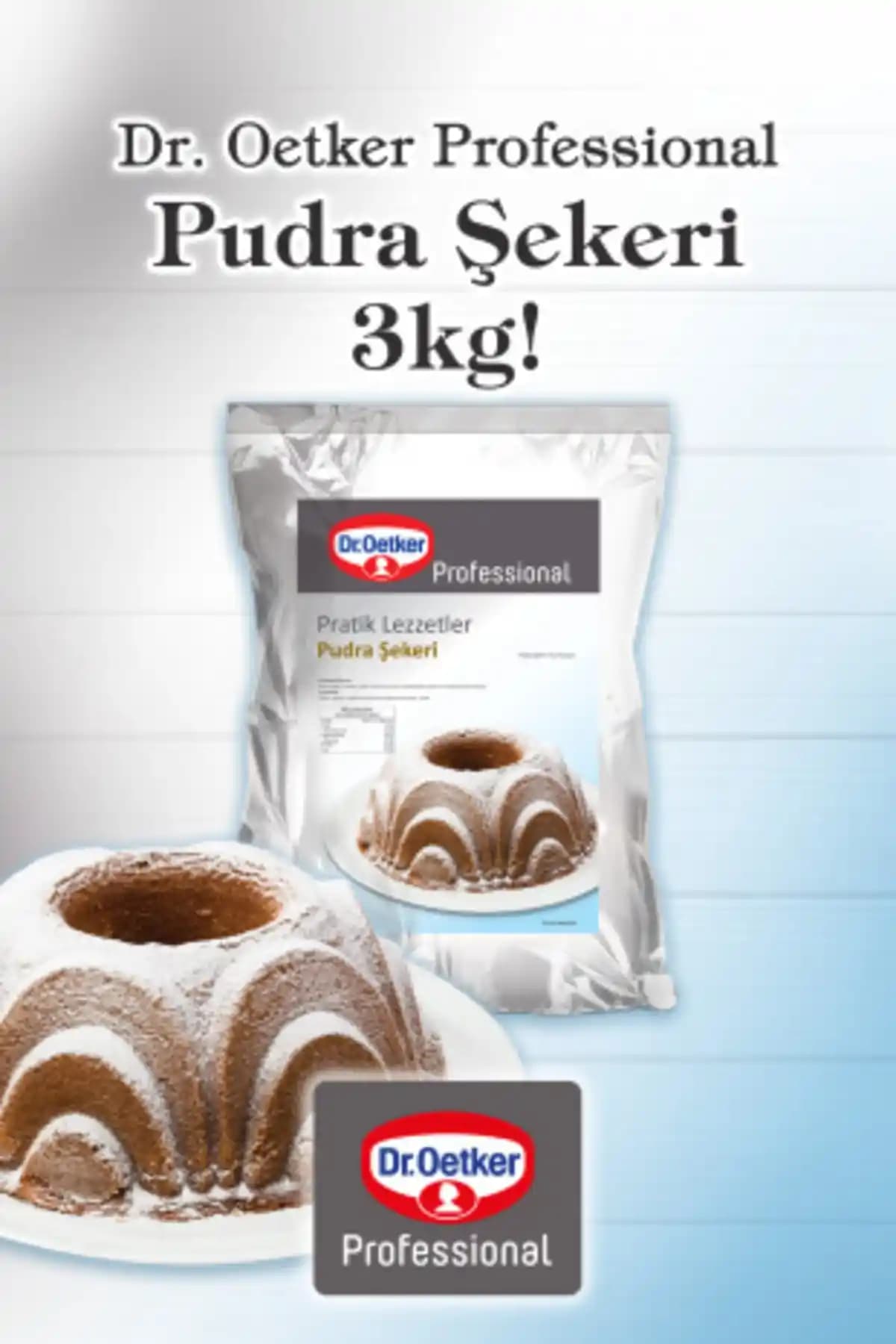 Dr. Oetker Pudra Şekeri 3 Kg: Yüksek Kalite ve Çok Yönlü Kullanım İmkanı