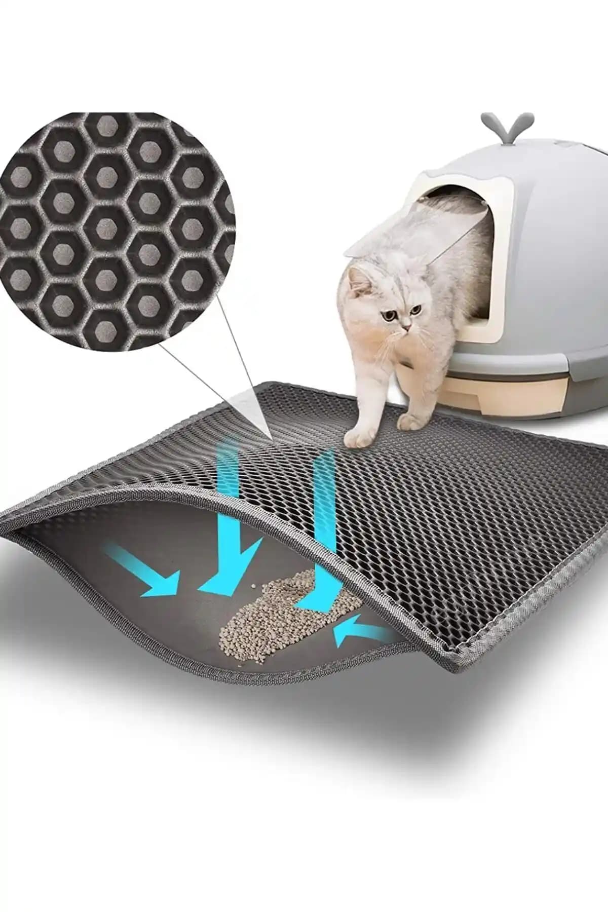 Ego Home Elektrikli Kedi Tuvalet Önü Paspası: Temizlik ve Hijyen İçin Pratik Çözüm