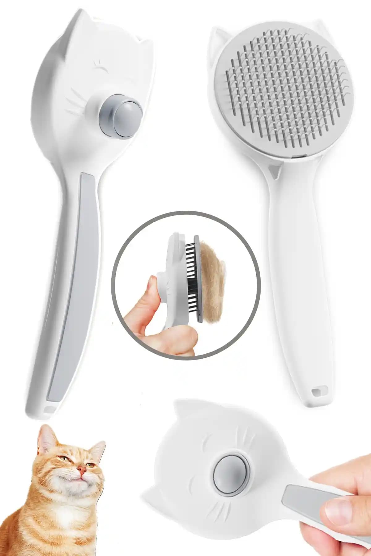 Evcil Hayvanlar İçin Otomatik Tüy Toplayıcı Tarak: Pratik ve Hijyenik Bakım Çözümü