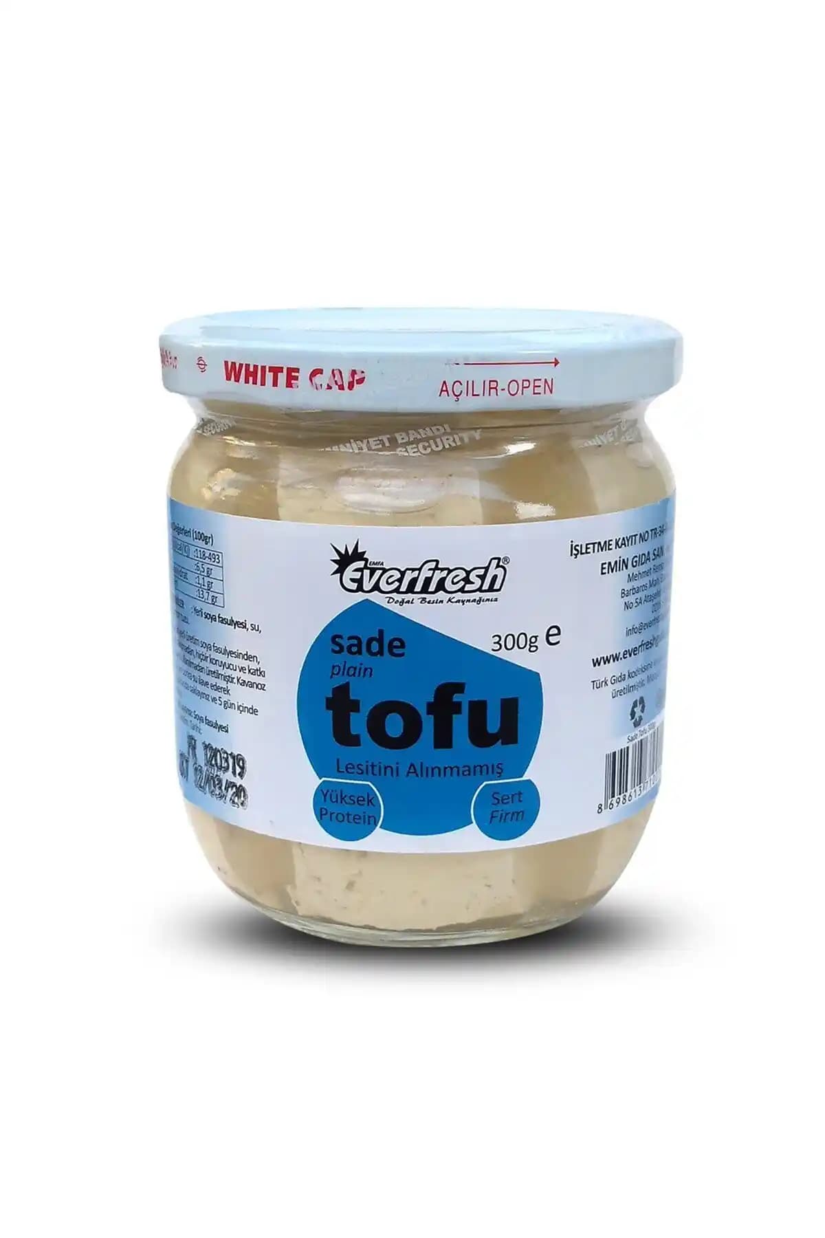 Everfresh Sade Tofu 300g Doğal ve Katkısız Yüksek Proteinli Vegan Alternatif