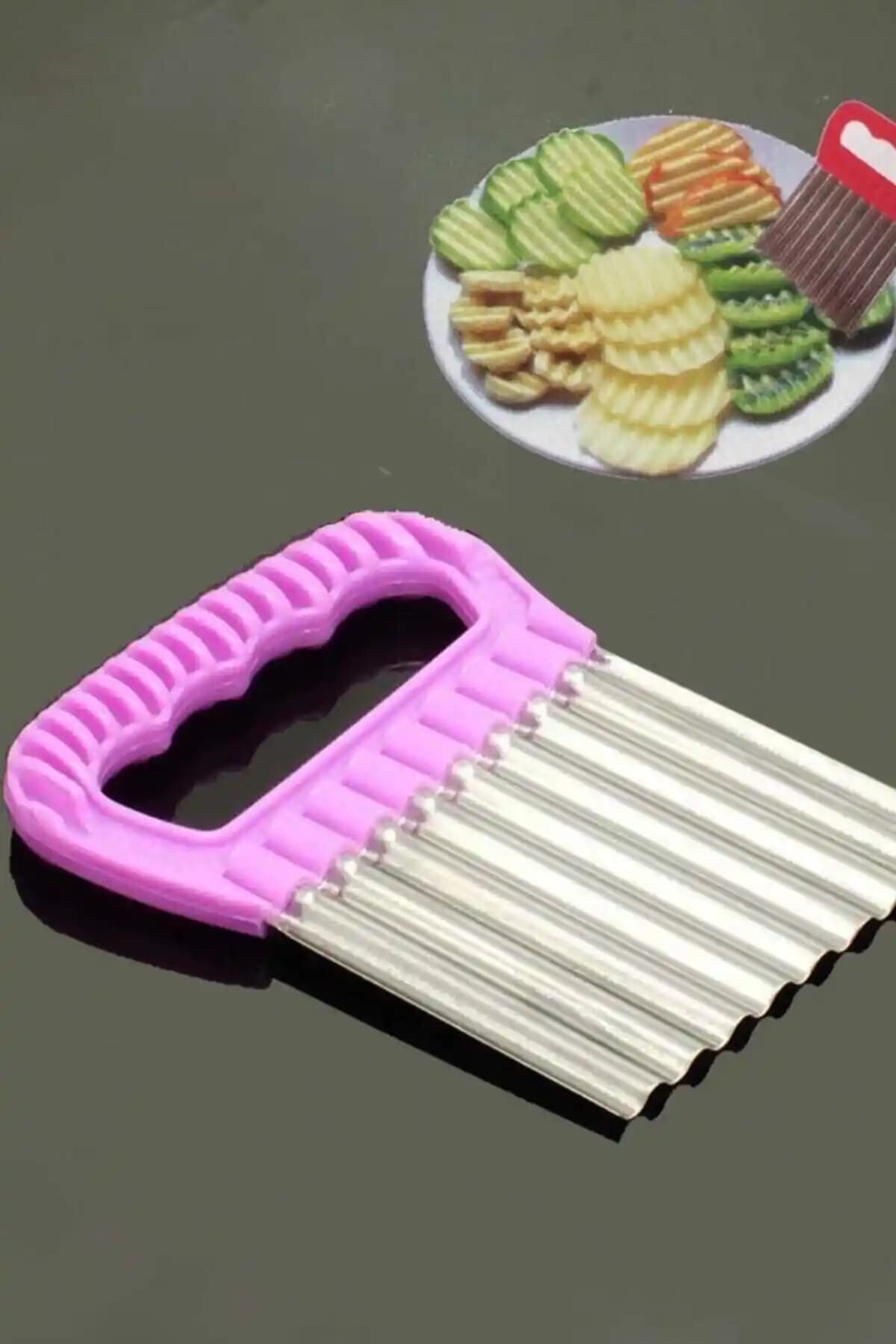 Eynel Dalga Şekilli Patates Cips Kesici: Pratik ve Estetik Mutfak Gereci Çözümü