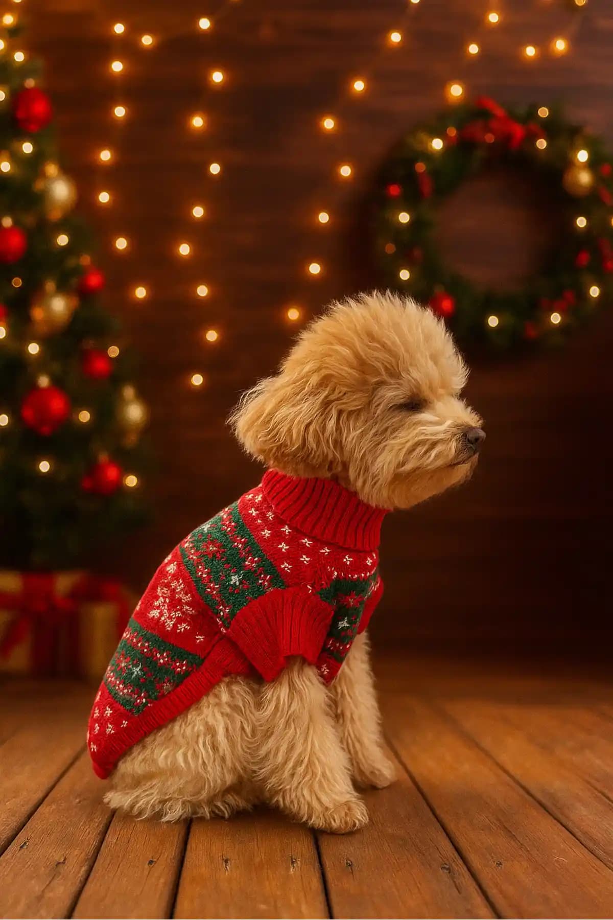 Faramiss Fashion Yılbaşı Temalı Köpek ve Kedi Kıyafeti Şık ve Konforlu Tasarım