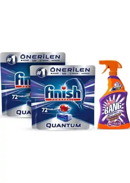 Finish Quantum 144 Tablet ve Cillit Bang Kireç Sökücü Sprey ile Ev Temizliği Nasıl Yapılır