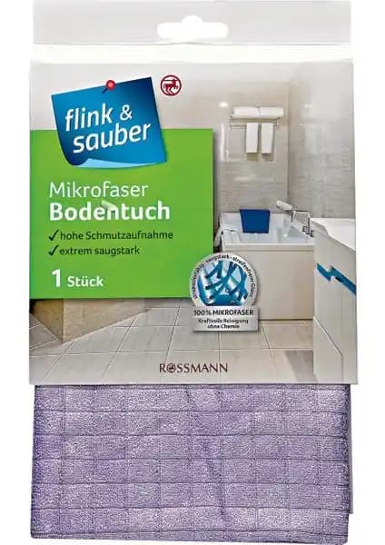 Flink & Sauber Mikrofiber Yer Bezi: Yüksek Performanslı Çok Yönlü Temizlik Aracı