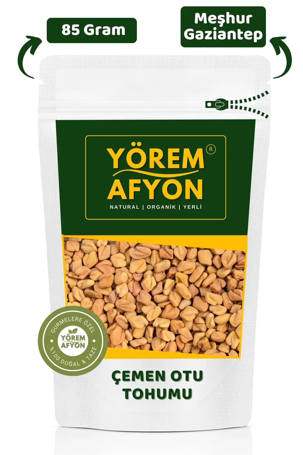 Gaziantep Menşeli Çemen Otu Tohumu Doğal ve Sağlıklı Beslenme İçin Uygun Bir Seçenektir