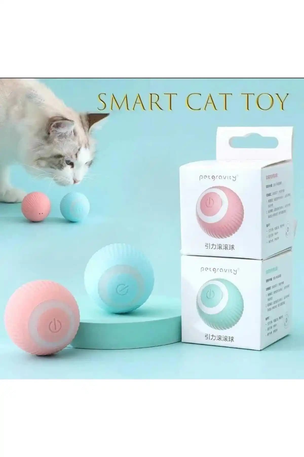 Genel Markalar İnteraktif Şarjlı Kedi Köpek Topu: Enerji Atıcı ve Zihin Geliştirici Oyun Aracı