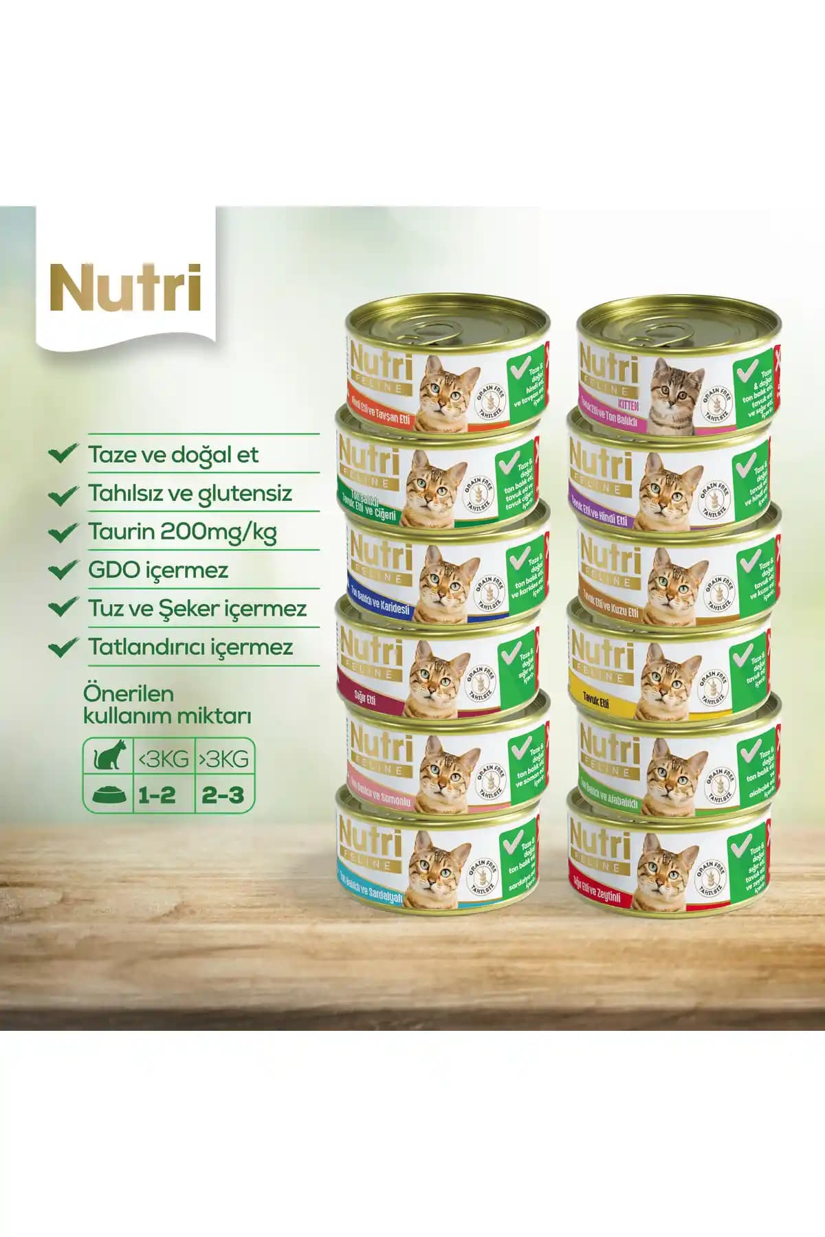 Genel Markalar Nutri Konserve Kedi Maması: Sağlıklı ve Pratik Atıştırmalık Seçeneği