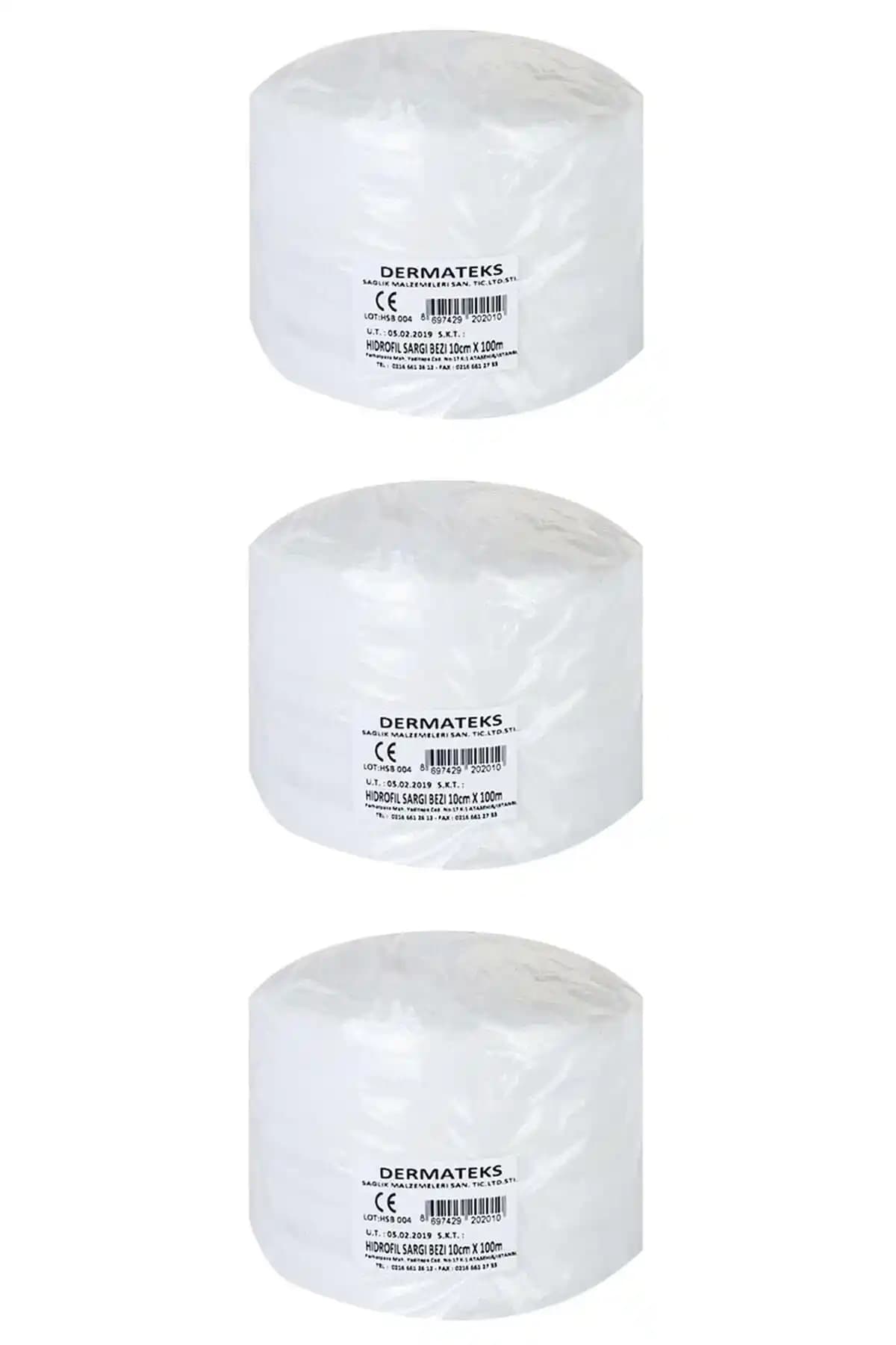 Genel Markalar Sargı Bezi 10 cm x 100 m, sağlık ve ilk yardım uygulamaları için uygun