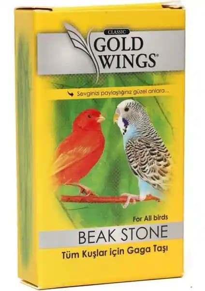 Gold Wings Classic Vitaminli Gaga Taşı: Kuşlarınız İçin Sağlıklı ve Doğal Gagalama Desteği