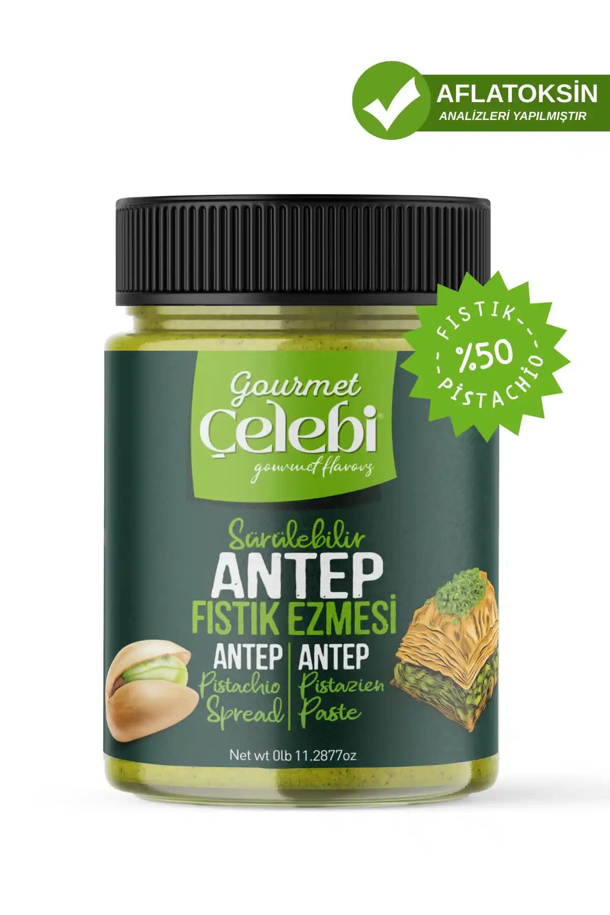 Gourmet Çelebi Antep Fıstık Ezmesi: Doğal ve Lezzetli Kahvaltılık Alternatif