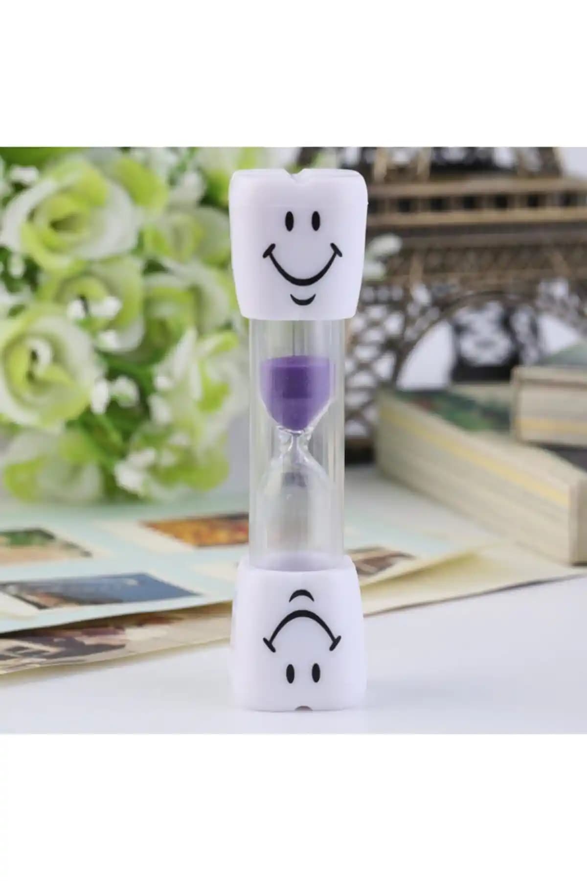 Gülen Yüz Neşeli Dişler Kum Saati: Çocuklar İçin Eğlenceli ve Pratik Zaman Ölçüm Aracı