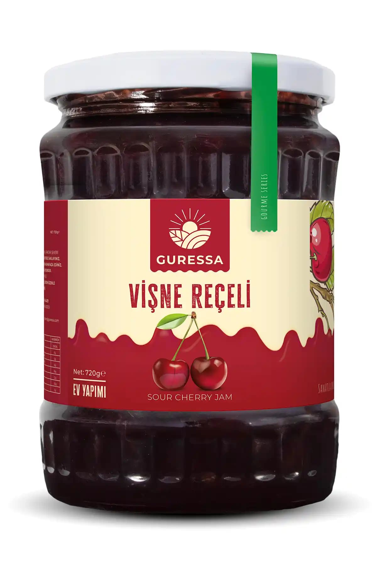 GURESSA Vişne Reçeli: Doğal ve Lezzetli Geleneksel Türk Reçeli Seçeneği