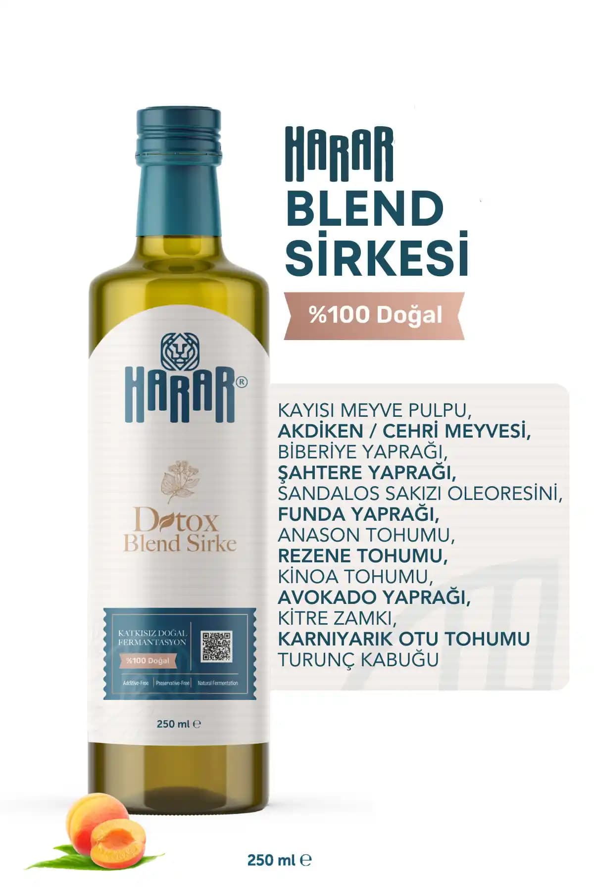 Harar Blend Mix Sirkesi Suyu: Doğal İçeriklerle Sağlık ve Güzellik Destekçisi