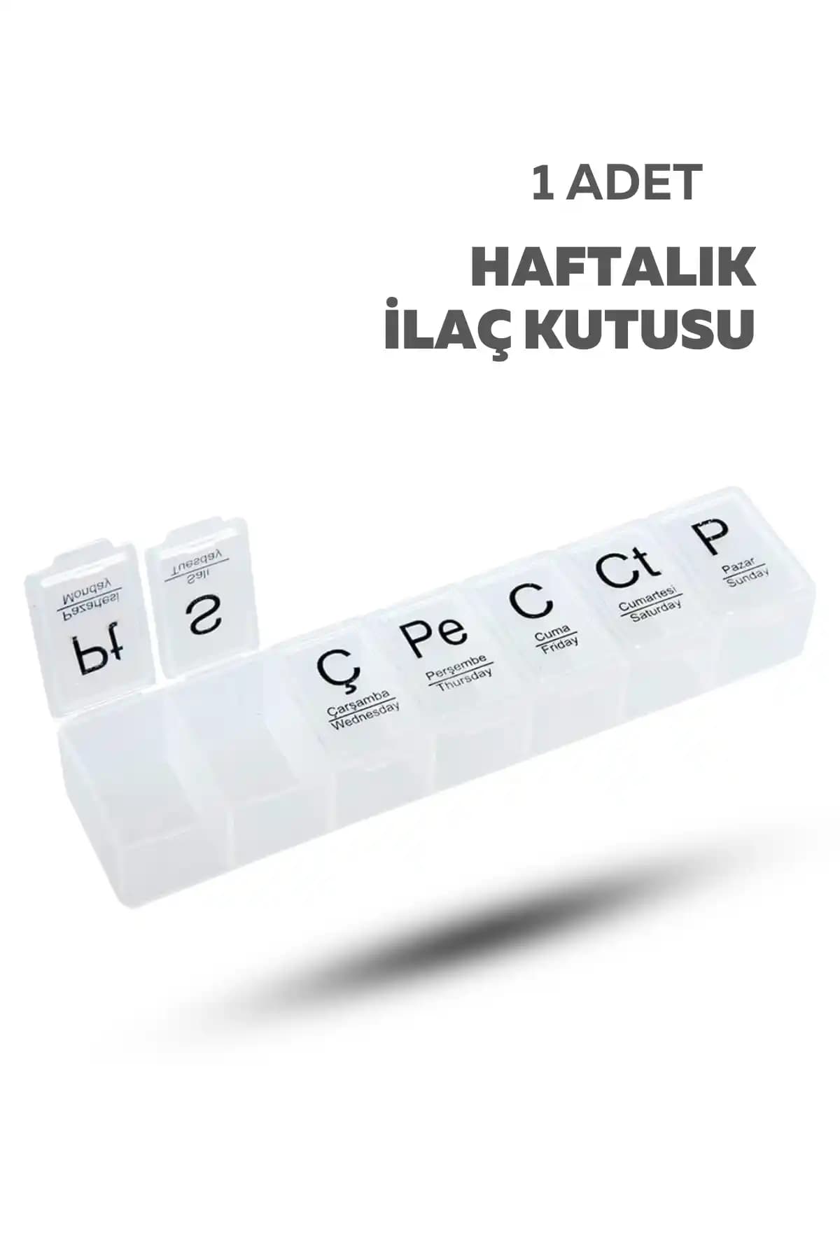 HASBY Haftalık İlaç Kutusu: Güvenli ve Pratik İlaç Saklama Çözümü