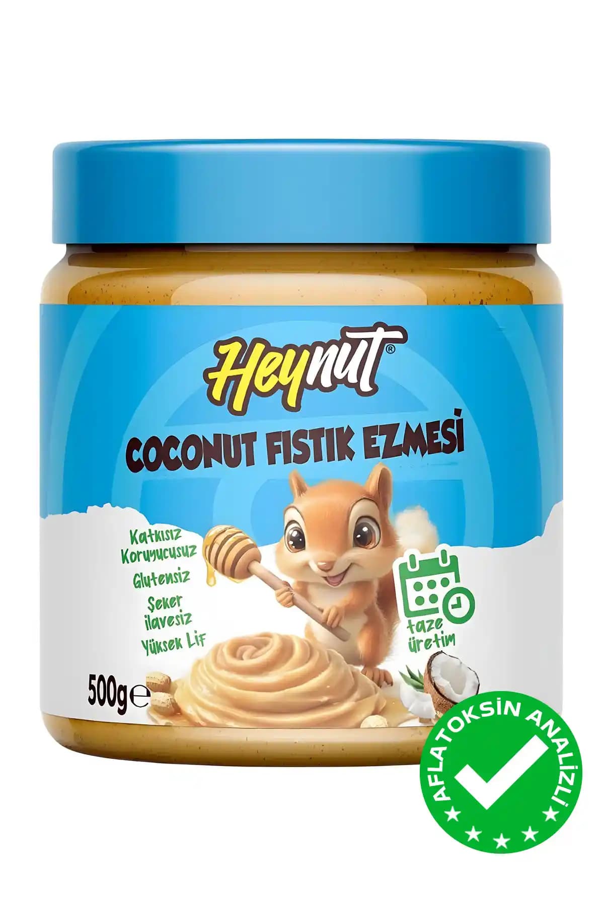 HEYNUT Şeker İlavesiz Coconut Fıstık Ezmesi: Doğal ve Sağlıklı Beslenme İçin Uygun Alternatif
