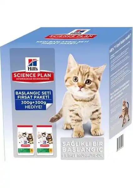 Hill's Kitten Ton Balıklı Yavru Kedi Başlangıç Seti Sağlıklı Gelişim ve Eğlence İçin