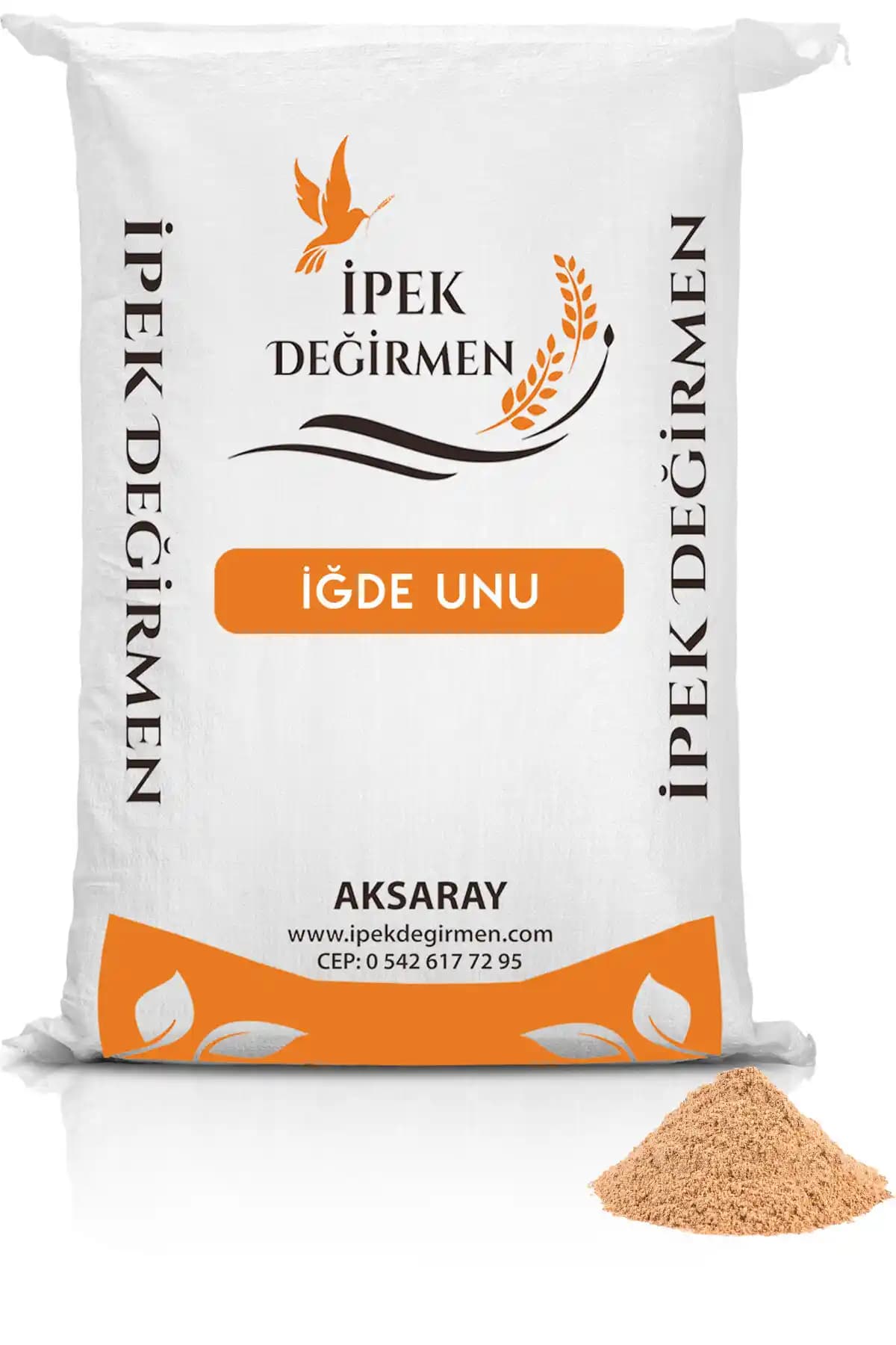 İpek Değirmen İğde Çekirdeği Tozu Doğal ve Katkısız Sağlıklı Un 500g Paket