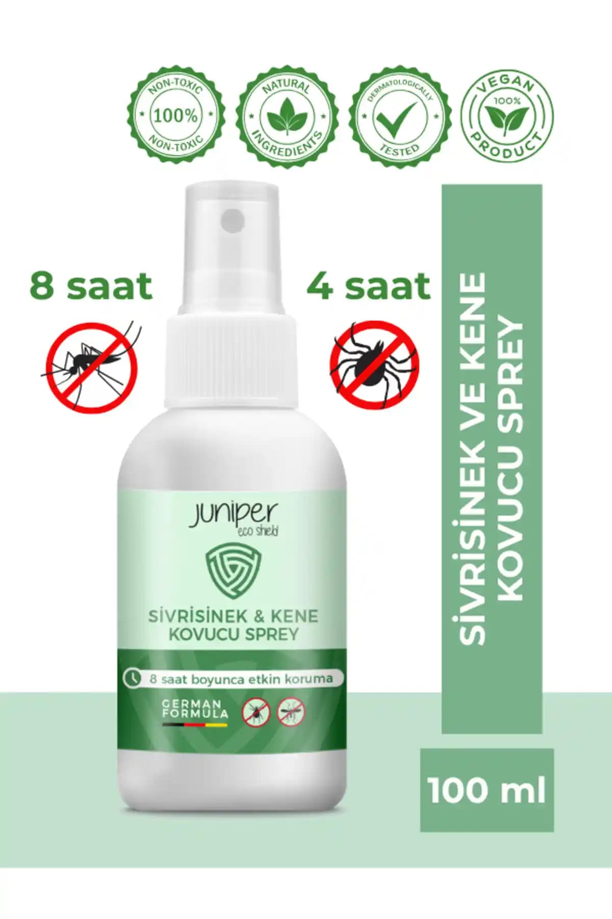 Juniper Eco Shield Doğal Sivrisinek ve Kene Kovucu Sprey ile Güvenli Koruma