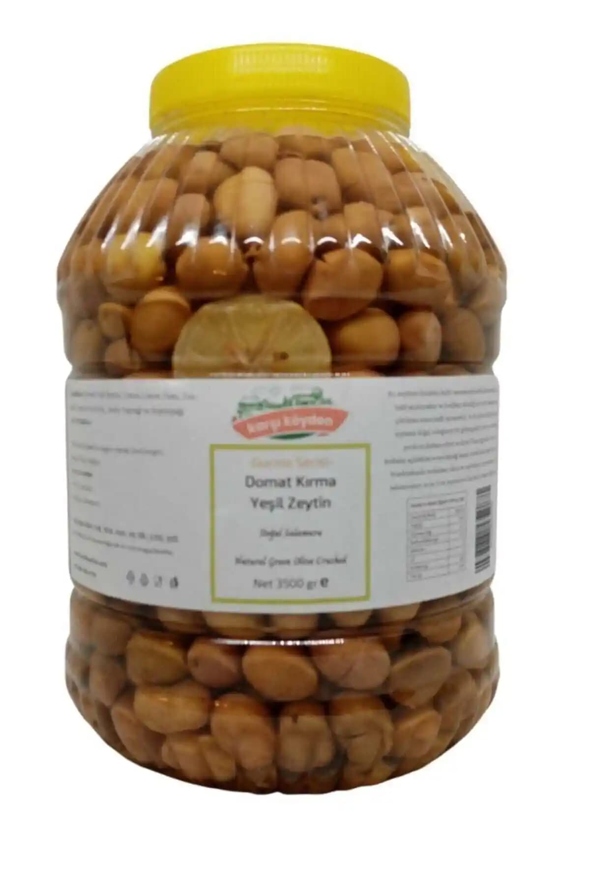 Karşı Köyden Gurme Serisi Domat Kırma Yeşil Zeytin Doğal ve Geleneksel Üretimle Sunuluyor