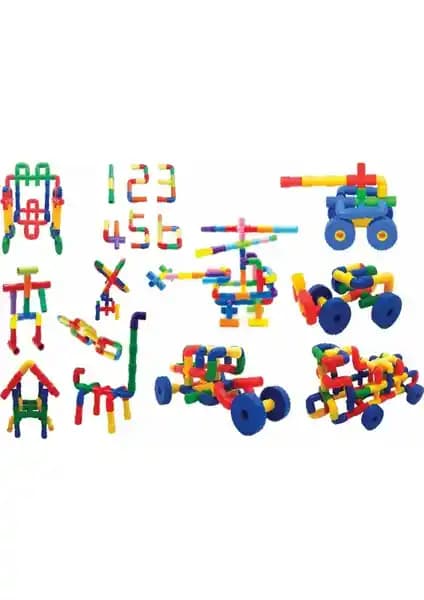 King Kids Tekerlekli Boru Yapı Oyuncağı 72 Parça Değerlendirmesi ve Özellikleri