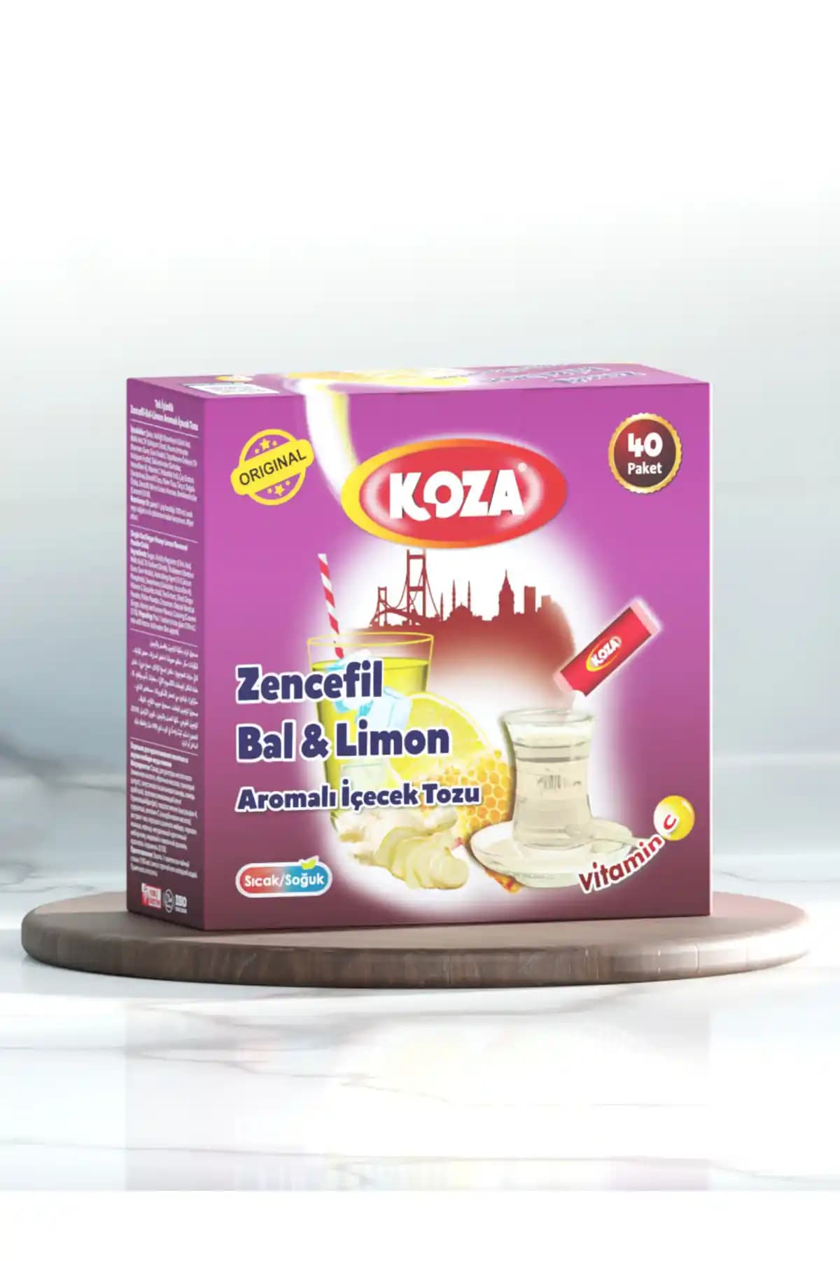 Koza Tek İçimlik Zencefil Bal Limon Aromalı Toz İçecek İncelemesi ve Kullanım Özellikleri