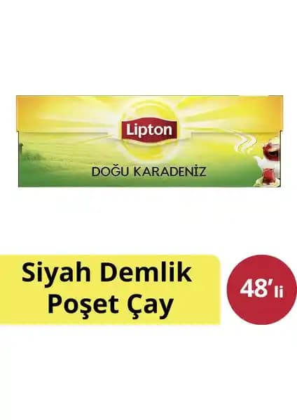 Lipton Doğu Karadeniz Demlik Poşet Çay: Hafif ve Doğal Tat ile Günlük Çay Keyfi
