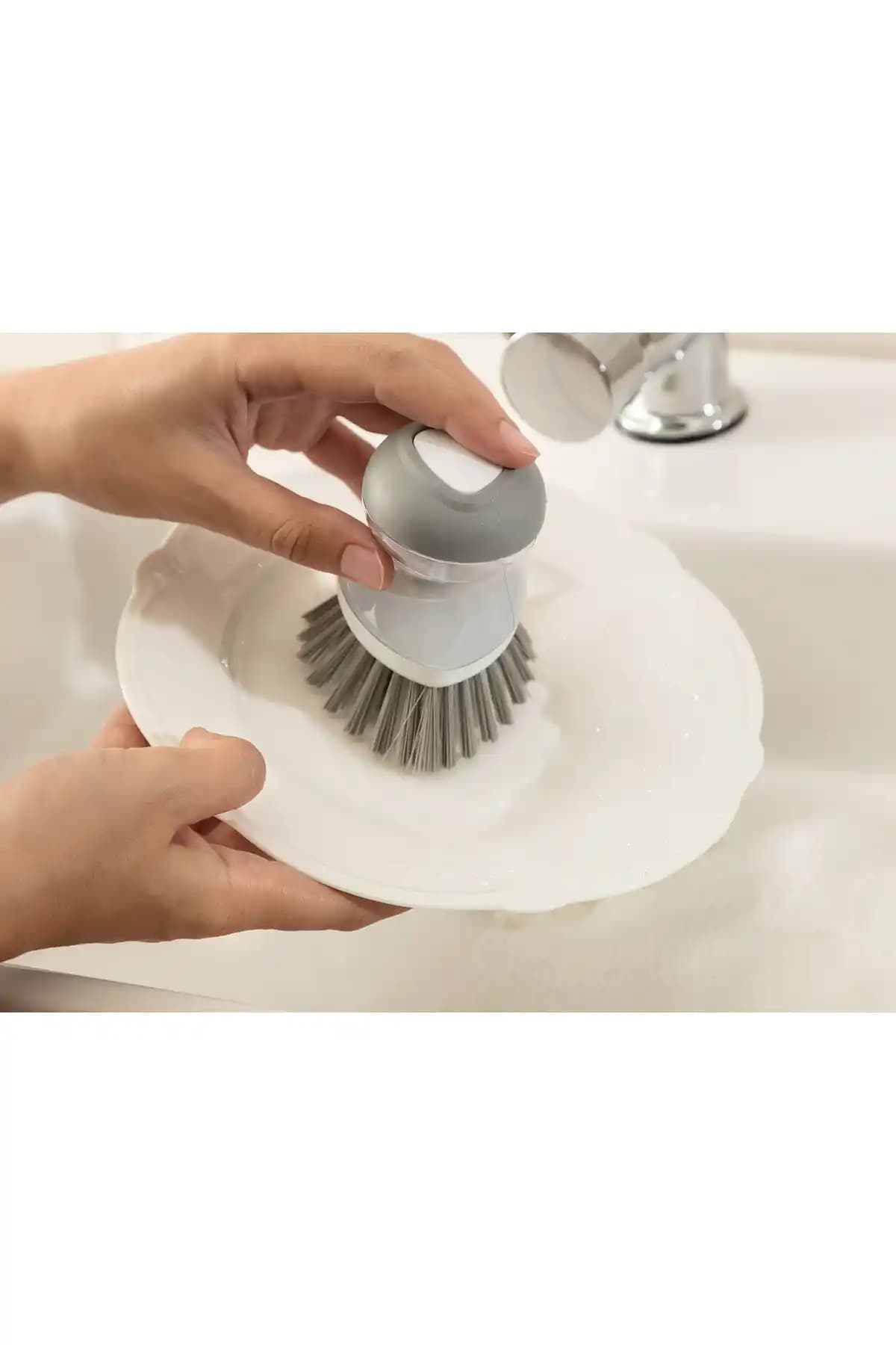 Madame Coco Graque Deterjan Hazneli Fırça: Pratik ve Etkili Mutfak Temizlik Çözümü