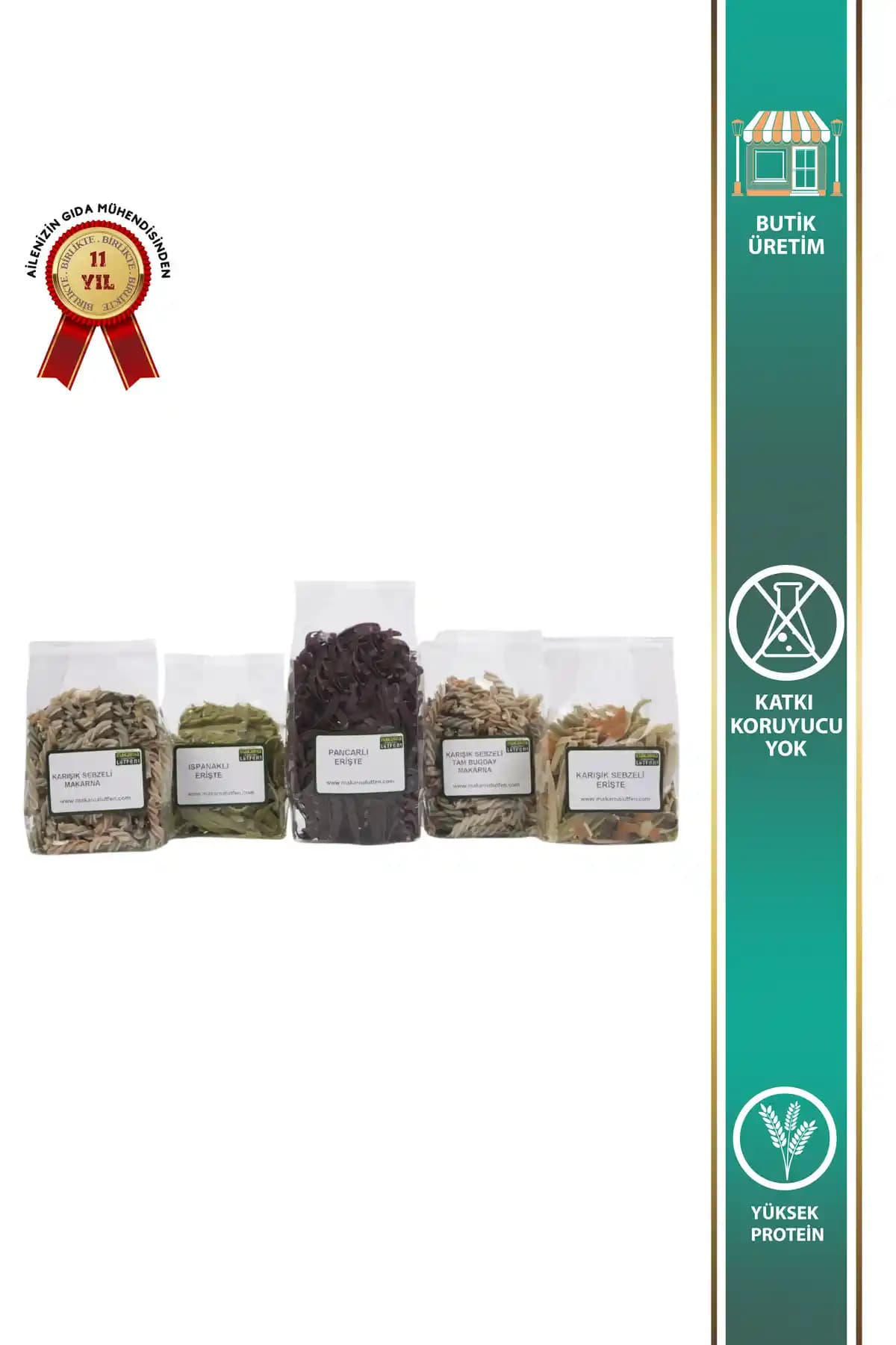 Makarna Lütfen Başlangıç Seti: Çeşitli makarna ve erişte seçenekleriyle pratik ve sağlıklı yemekler