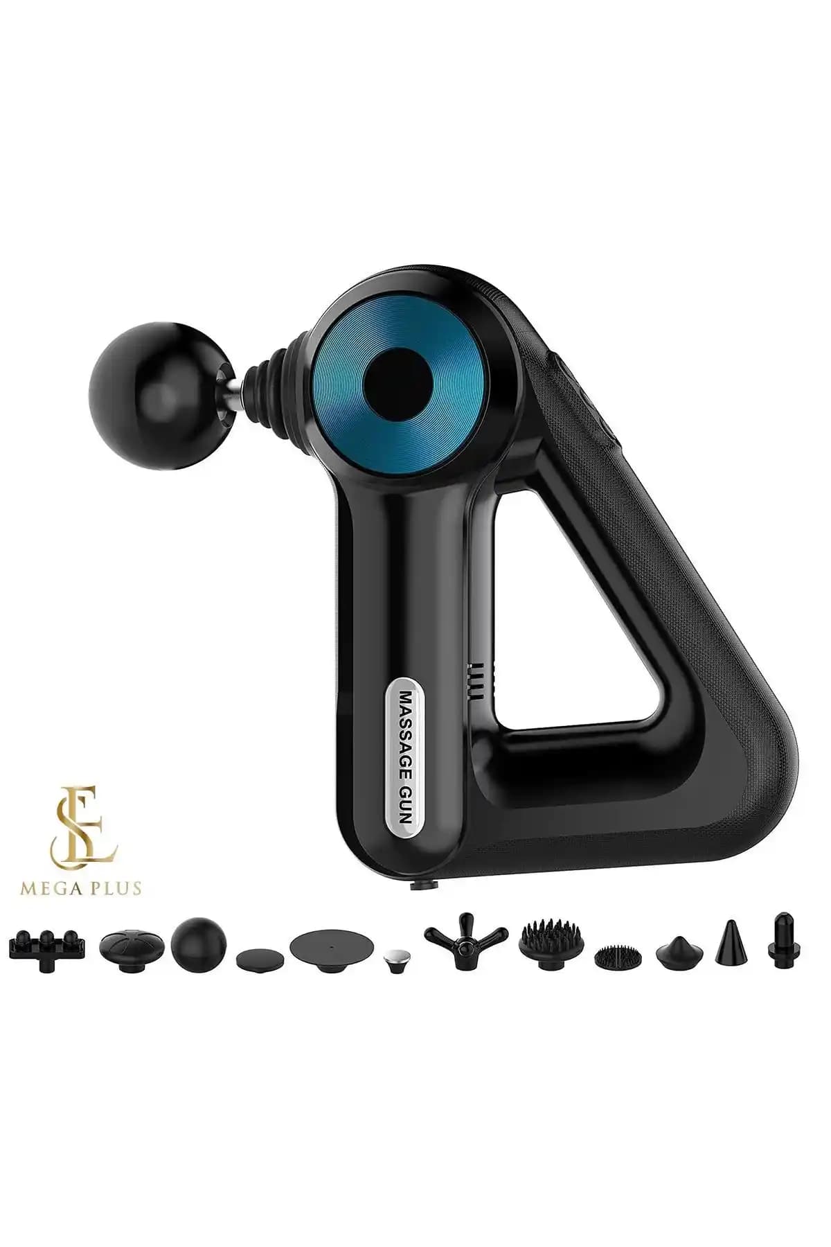 Mega Plus Vurmalı Kas Masaj Tabancası Profesyonel Derin Kas Terapisi Cihazı