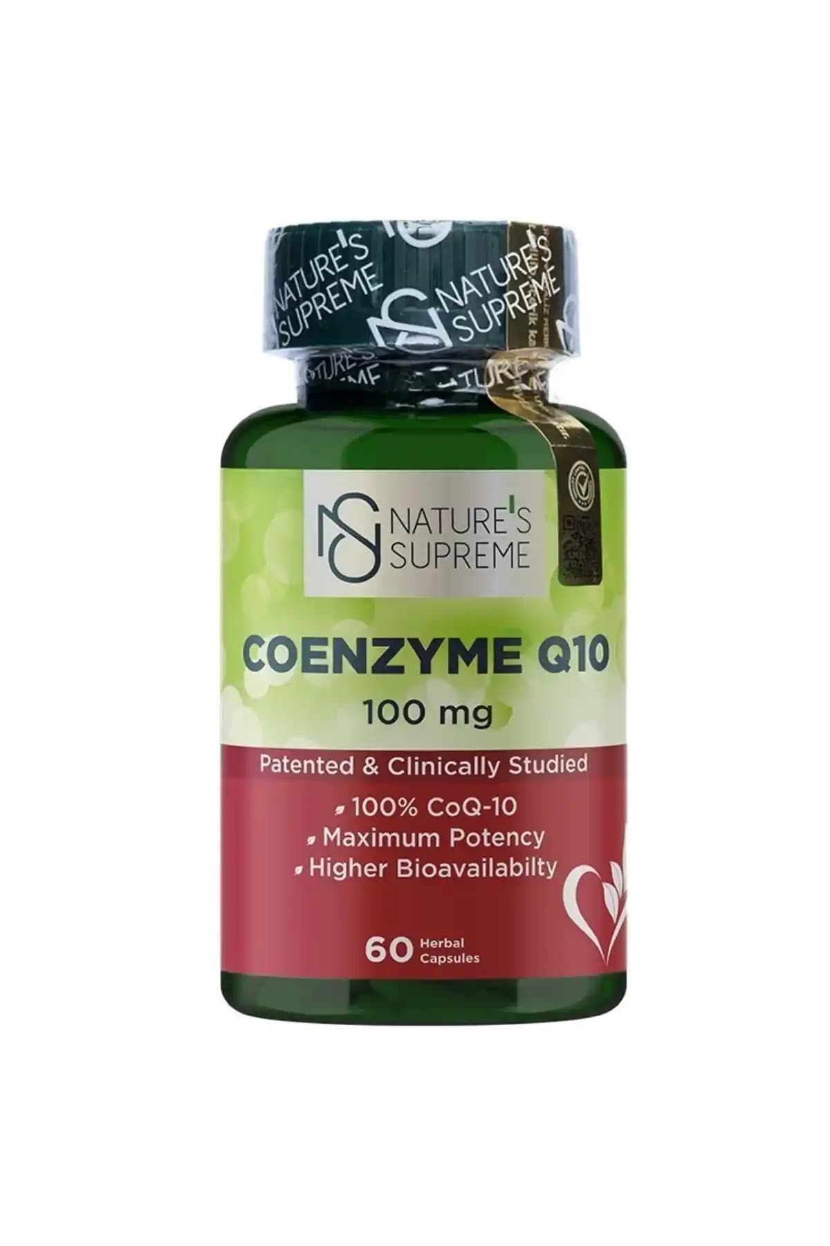 Nature's Supreme Coenzyme Q10 100 Mg 60 Kapsül Sağlıklı Yaşam İçin Güçlü Destek