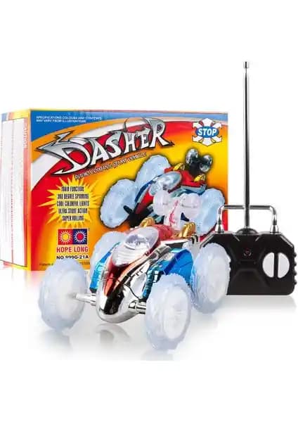 NeUygun Dasher Akrobatik Şımarık Araba: Renkli Işıklar ve Akrobatik Hareketler İçin Uygun