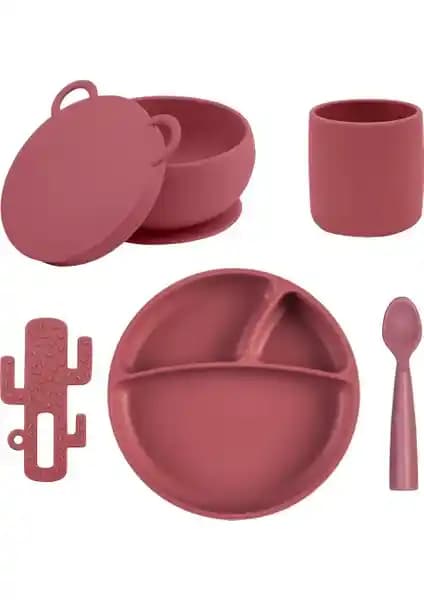 OiOi 5 Parça Mega Set ve Silikon Mavi Yemek Seti Karşılaştırması