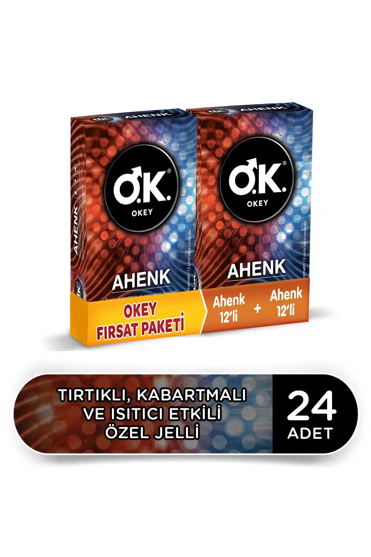 Okey Ahenk 24'lü Tırtıklı Prezervatif: Güvenli ve Konforlu Koruma Seçeneği