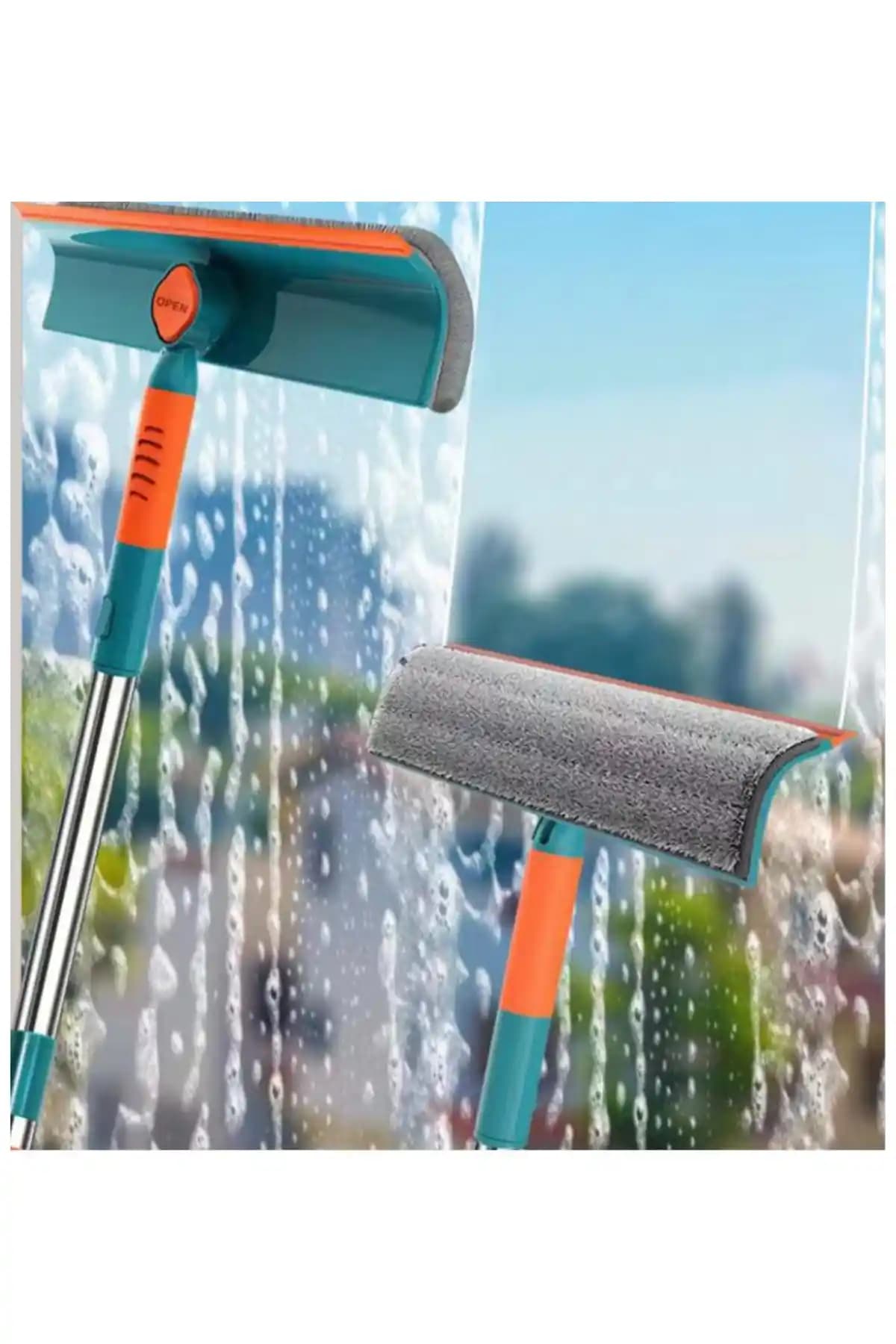 Oliva Nero Teleskopik Cam Temizleyici: Pratik ve Çok Yönlü Temizlik Çözümü