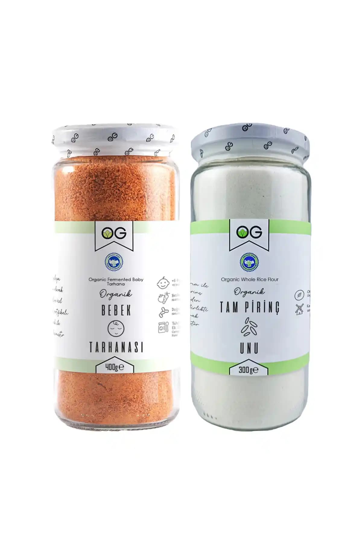 Organik Bebek Tarhanası ve Pirinç Unu Seti: Sağlıklı ve Doğal Bebek Beslenmesi İçin Güvenilir Tercih