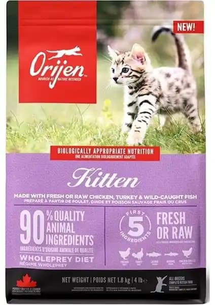 Orijen Yavru Kedi Maması: Doğal ve Dengeli Beslenme İçin En İyi Seçenek