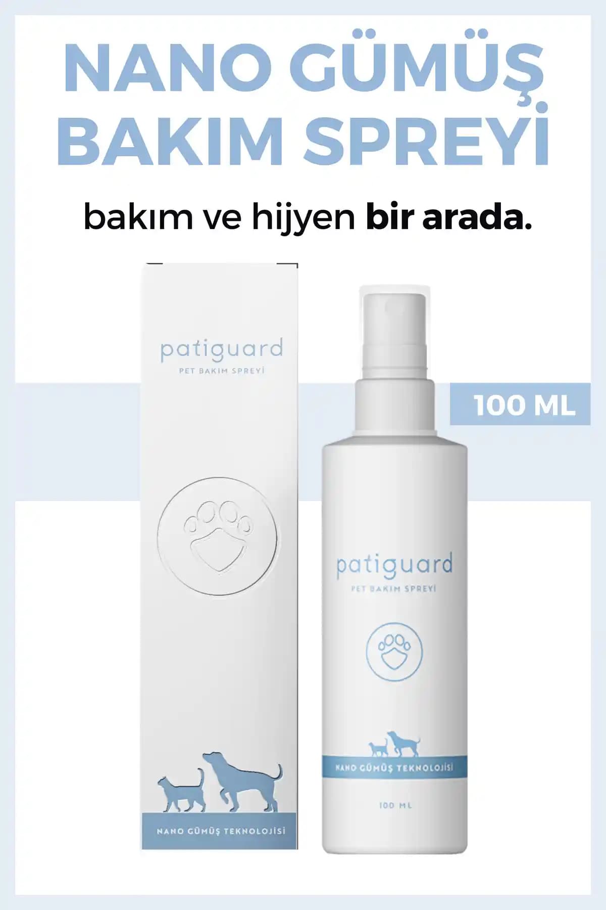Patiguard Pet Hijyen Bakım Spreyi: Güvenilir ve Çok Yönlü Evcil Hayvan Temizlik Çözümü