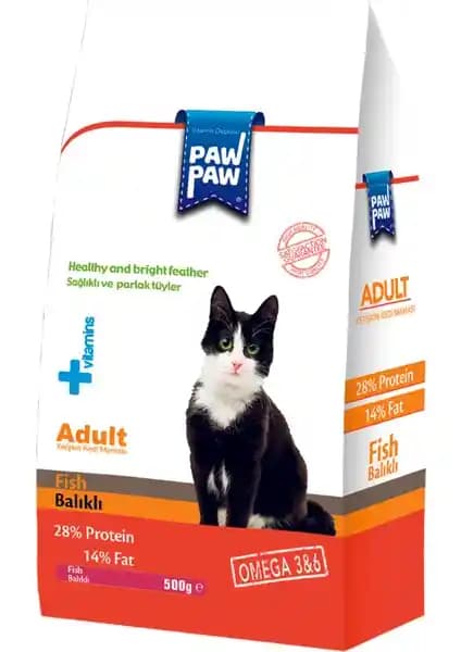 Pawpaw Balıklı Yetişkin Kedi Maması: Sağlıklı ve Lezzetli Bir Günlük Beslenme Seçeneği