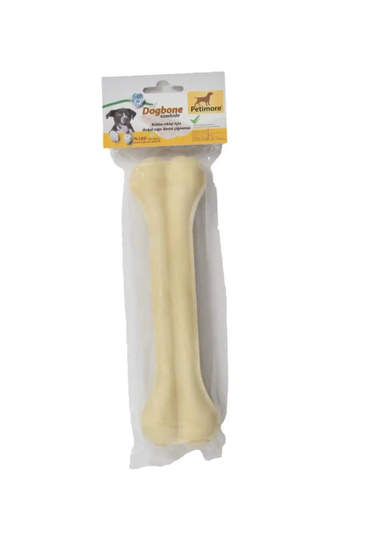 Petimore L 22 Cm Beyaz Pres Kemik Eco Doğal ve Sağlıklı Köpek Kemirme Kemiği